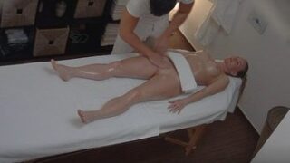 Busty Married Teacher Gets Massage of Her Life