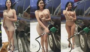Gasoline promo girl Pinahubad ng mayamang Customer